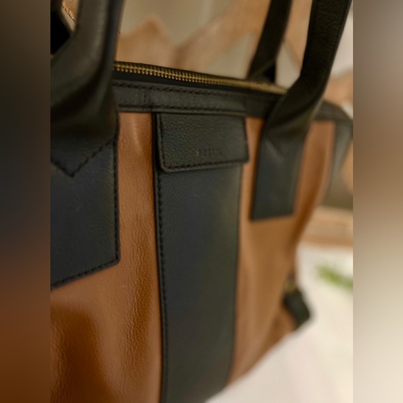 FOSSIL Purse Bag Genuine Leather Large - Picture 4 of 7